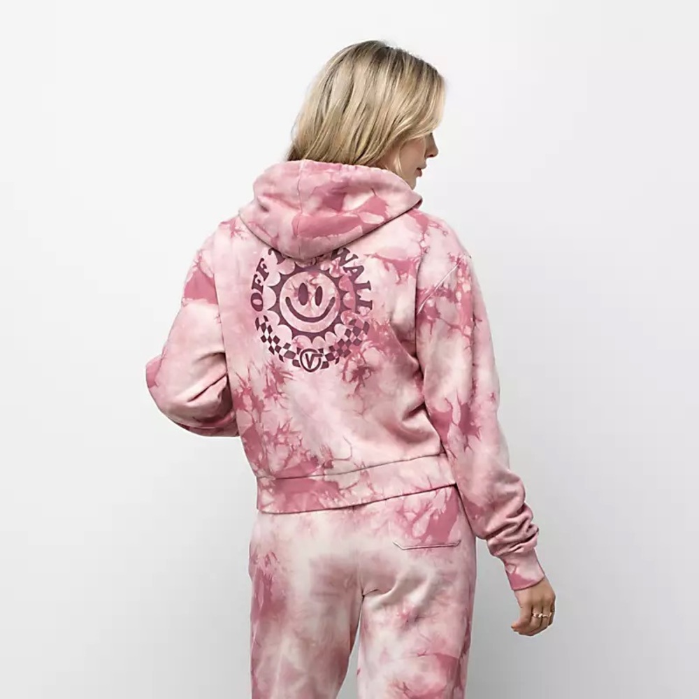 Vans Rise n' Smile XL tye dye hoodie